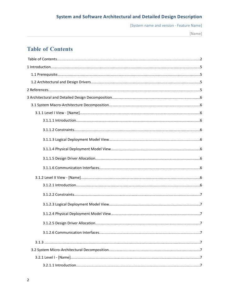 tamu table of content pdf examle for mac